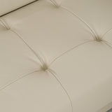 Dalton Modern Italian Oyster Leather Sectional + 2 Recliners