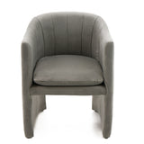 Danube Modern Grey Fabric Dining Chair