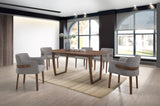 Jordan Modern Walnut Dining Table