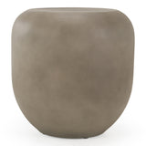 Denny Modern Grey Fiberform End Table