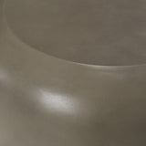 Denny Modern Grey Concrete End Table