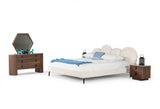 Destiny Contemporary White Sherpa Bubble Bed