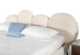 Destiny Contemporary White Sherpa Bubble Bed