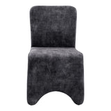 Ditka Modern Grey Velvet Dining Chair (Set of 2)