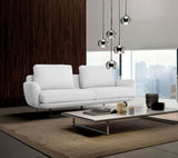 Dolly Modern Off White Fabric Sofa