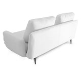 Dolly Modern Off White Fabric Sofa