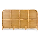 Dresden Modern Natural Acacia Bed