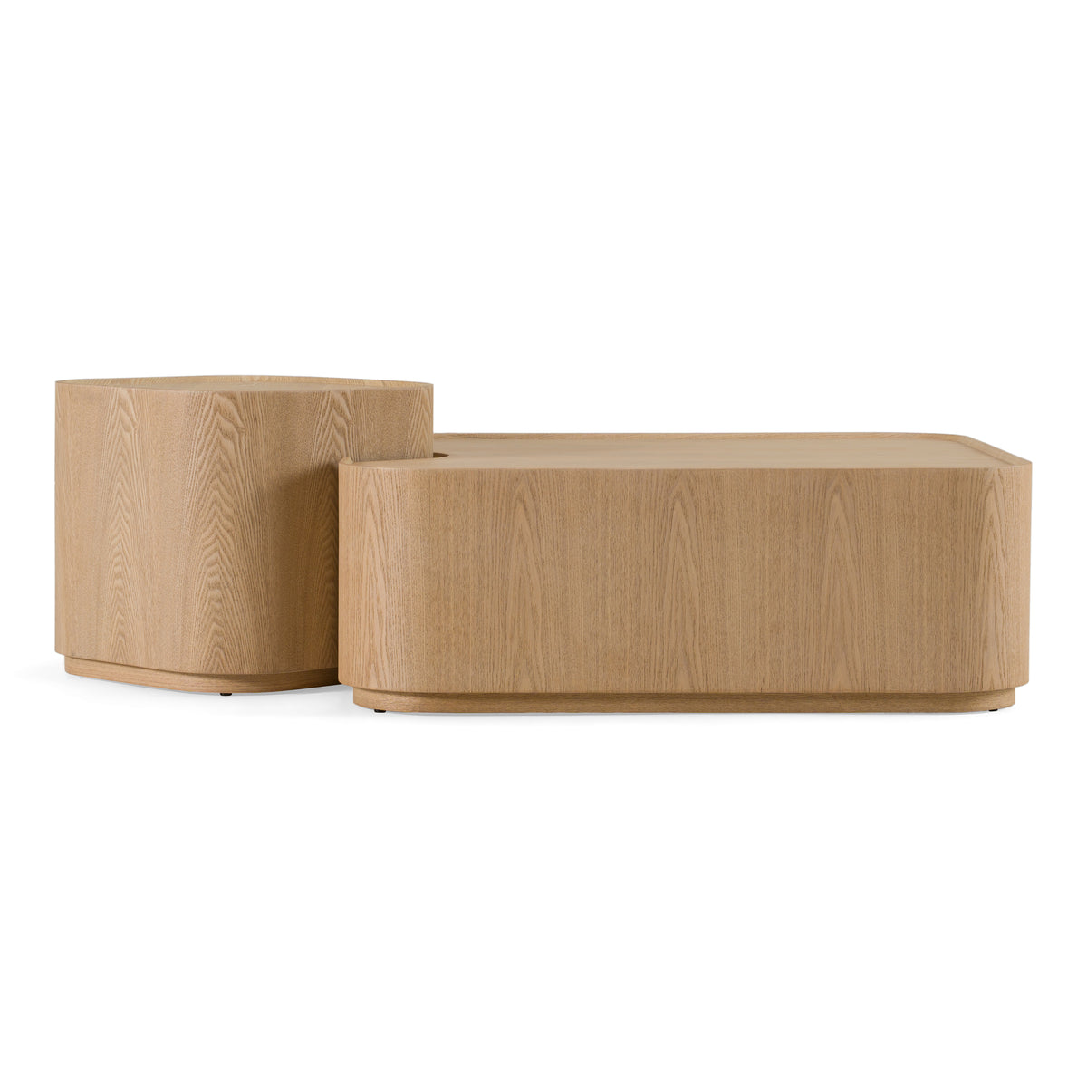 Quillen Modern Natural Ash Nesting Coffee Table Set