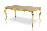 Imperial Transitional Gold Crocodile Dining Table