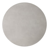 Duncan Modern Faux Concrete + Walnut Round Dining Table
