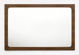  Mielcasa | Walnut Modrest Dustin Modern Walnut Mirror | SKU VGMABR-99-MIR | MPN: 77547 | Free Delivery & Free Return