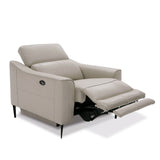 Eden Modern Grey Leather Armchair