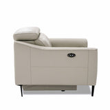 Eden Modern Grey Leather Armchair