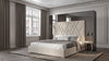  Mielcasa | Beige Modrest Eldora Queen Glam Beige Velvet and Brushed Brass Bed | SKU VGVCBD1900-19-Q | MPN: 78820 | Free Delivery & Free Return