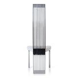 Elise Modern White Leatherette Dining Chair