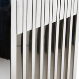 Elise Modern White Leatherette Dining Chair