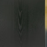 Elmira Glam Black Ash + Gradient Stainless Steel Buffet