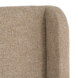 Emilio Modern Beige Fabric Bed
