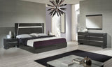 Eastern King Emporio Italian Modern Grey Bedroom Set