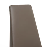 Encino Modern Taupe & Timber Chocolate Dining Chair (Set of 2)