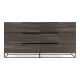 Enzo Italian Modern Grey Oak Dresser