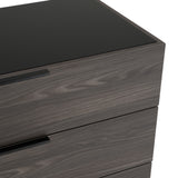 Enzo Italian Modern Grey Oak Dresser