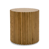 Espana Modern Walnut Round End Table