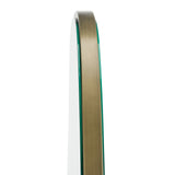 Esteem Modern Antique Brass Freestanding Mirror