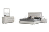 California King Ethan Italian Modern Grey Bedroom Set