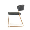 Ashland Modern Grey & Rosegold Dining Chair (Set of 2)