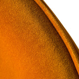 Exodus Modern Orange Velvet Counter Stool