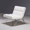 Antimony Mid-Century White Leatherette Sofa Set