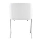 Darcy Modern White Leatherette Dining Chair (Set of 2)