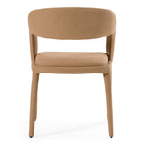 Faerron Modern Tan Leatherette Dining Chair