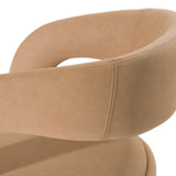 Faerron Modern Tan Leatherette Dining Chair