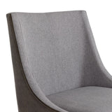 Fairview Modern Grey & Brass Dining Chair