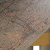Falzone Modern Ceramic + Wood Dining Table