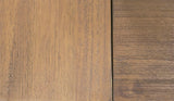 Fantasia Contemporary Walnut & Grey Bed with Two Nightstands