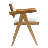 Fern Modern Natural and Beige Dining Chair Set of 2