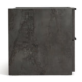Ferrara Modern Volcano Oxide Grey Nightstand
