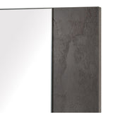 Ferrara Modern Volcano Oxide Grey Mirror