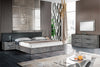 Eastern King Ferrara Modern Volcano Oxide Grey Bed