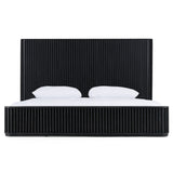 Fields Modern Black Acacia Bed