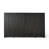 Fields Modern Black Acacia Bed