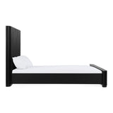 Fields Modern Black Acacia Bed