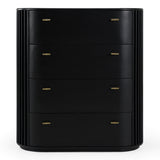 Fields Modern Black Acacia Chest