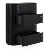 Fields Modern Black Acacia Chest