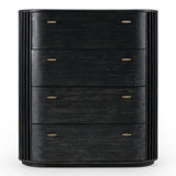 Fields Modern Black Acacia Chest