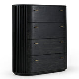 Fields Modern Black Acacia Chest