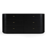 Fields Modern Black Acacia Dresser